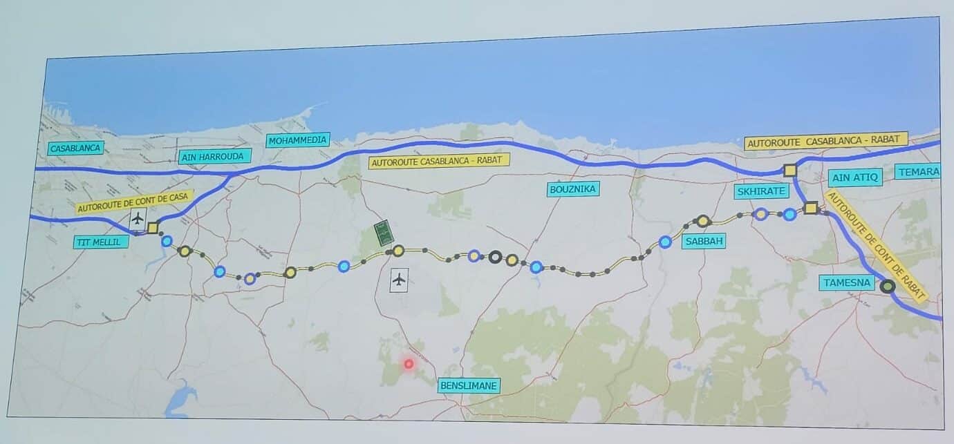 Prochain démarrage des travaux de construction de l'autoroute continentale Rabat-Casablanca