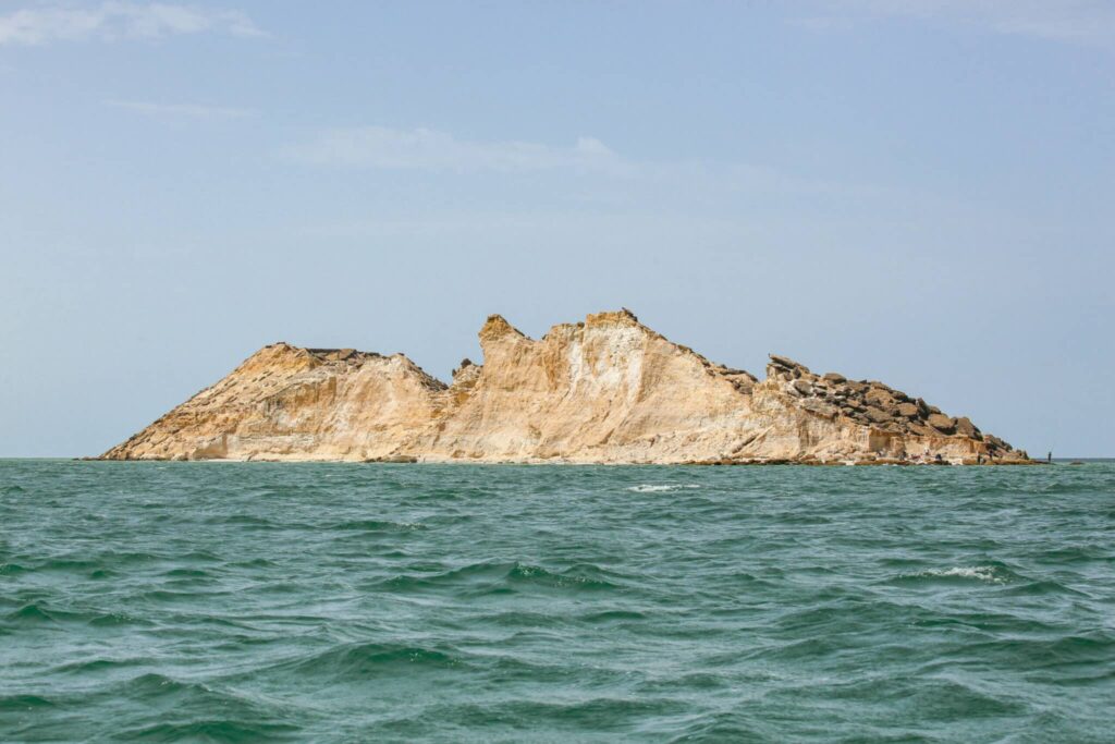 L'île du Dragon à Dakhla.