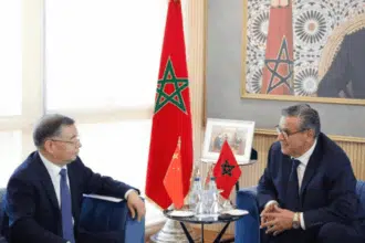 Aziz Akhannouch s'entretient avec un responsable du Parti communiste chinois