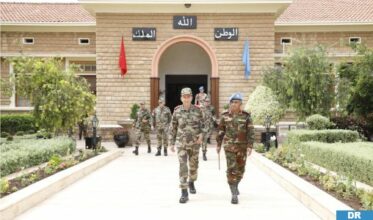 Le général de corps d’armée Mohammed Berrid reçoit le commandant de la Minurso
