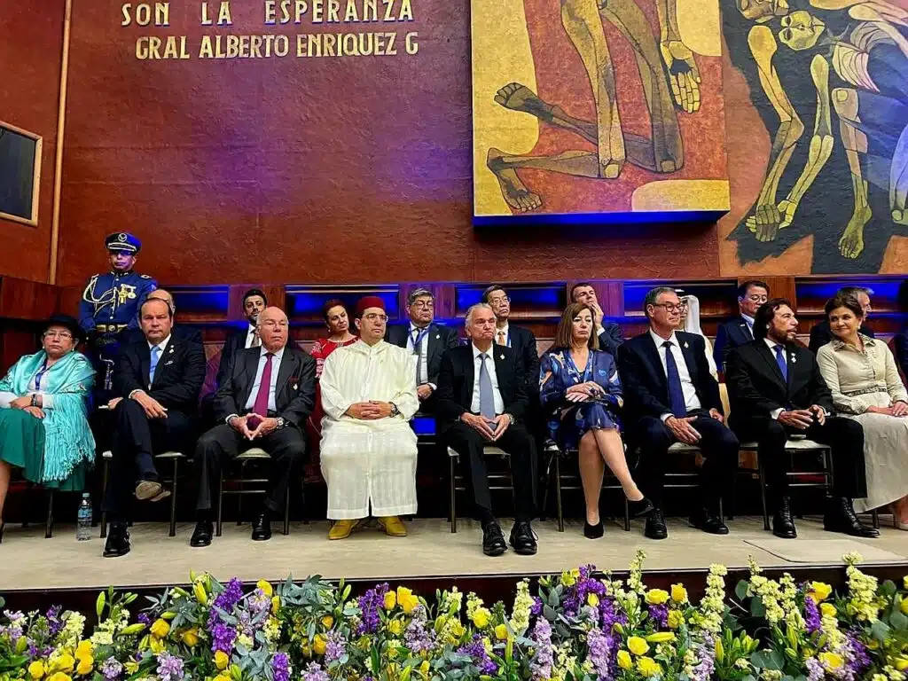 Nasser Bourita représente le Roi Mohammed VI à l’investiture du président équatorien