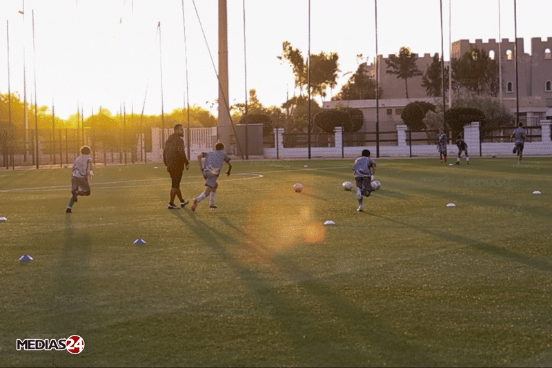 Le Centre fédéral de formation de football à Saidia.