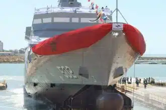 Le nouveau patrouilleur marocain Avante 1800 à flot : un pas vers la modernisation navale