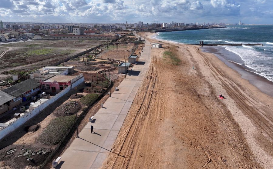 Corniche de Aïn Sebaâ : les travaux terminés à 90%, la réception prévue à l’achèvement complet Corniche de Aïn Sebaâ : les travaux terminés à 90%, la réception prévue à l’achèvement complet