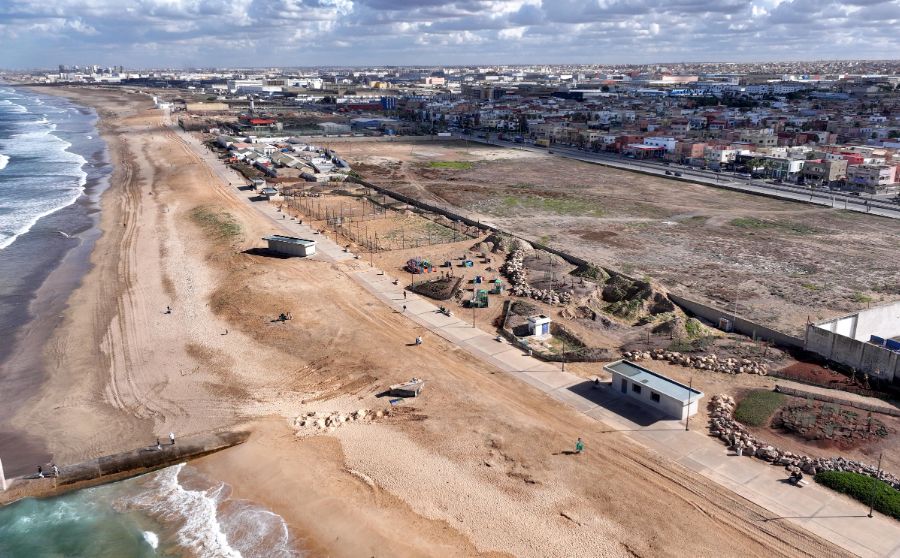 Corniche de Aïn Sebaâ : les travaux terminés à 90%, la réception prévue à l’achèvement complet Corniche de Aïn Sebaâ : les travaux terminés à 90%, la réception prévue à l’achèvement complet