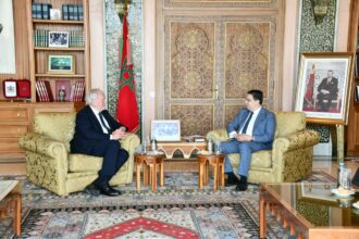 Nasser Bourita reçoit le président du groupe d'amitié France-Maroc au Sénat