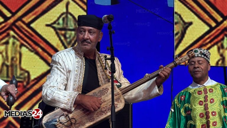Hamid El Kasri au Festival Gnaoua.