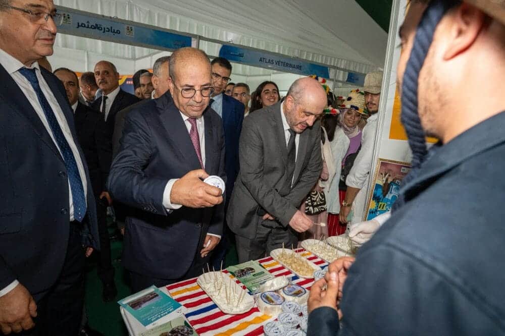 Ahmed El Bouari à la Foire régionale des caprins