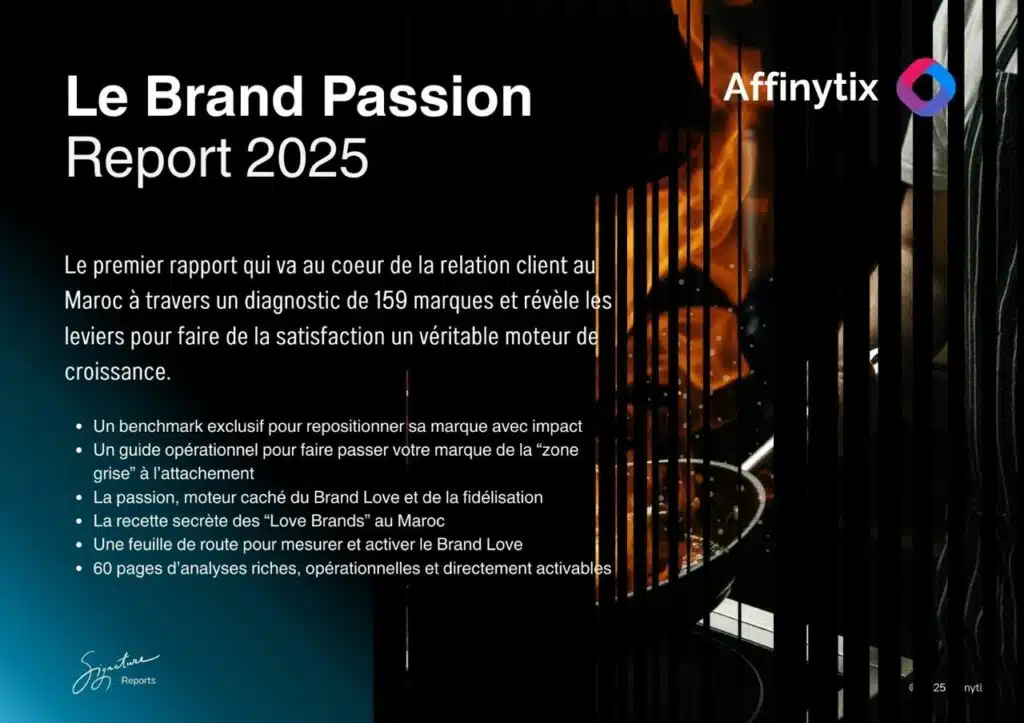 Chatbot Médias24. Explorez le rapport de Brand Passion 2025 d'Affinytix