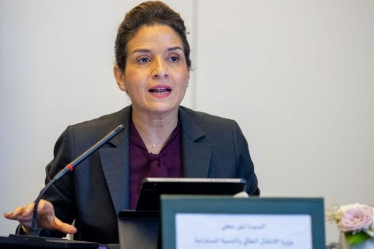 La ministre de la Transition énergétique et du développement durable, Leila Benali