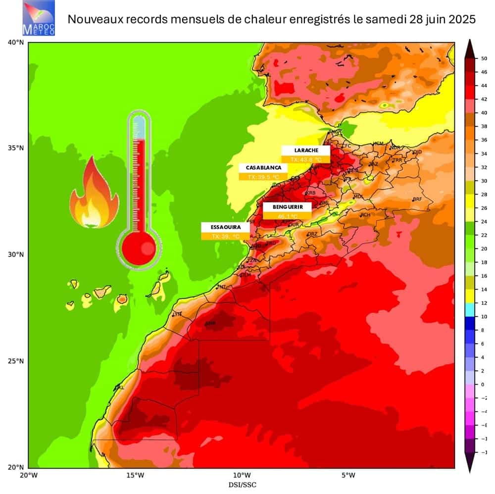 Casablanca, Larache, Essaouira… Le Maroc bat ses records de chaleur