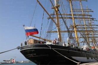 Le célèbre voilier russe Kruzenshtern fait escale à Casablanca