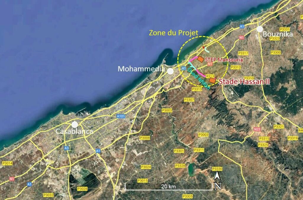 Le chantier d’assainissement du Grand Stade Hassan II et des routes adjacentes bientôt lancé
