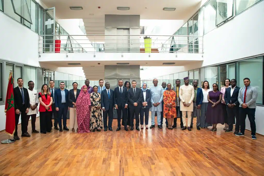 La délégation représentant onze pays membres du Conseil Africain des Agences des Technologies de l’Information