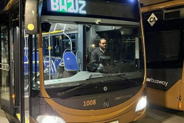 Le détail de la répartition du financement du programme de modernisation du transport par bus par région et par ville