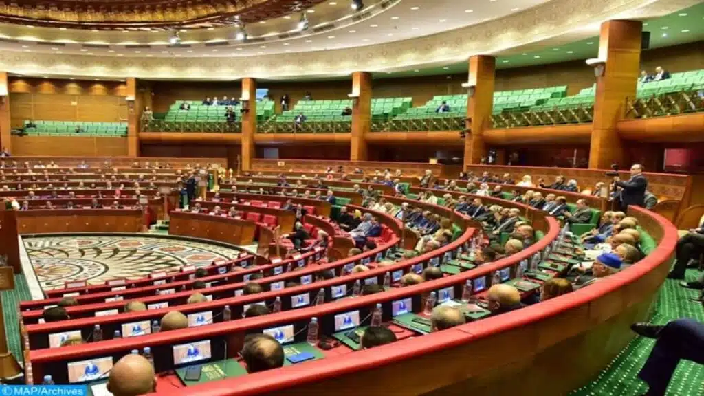 séance plénière au parlement