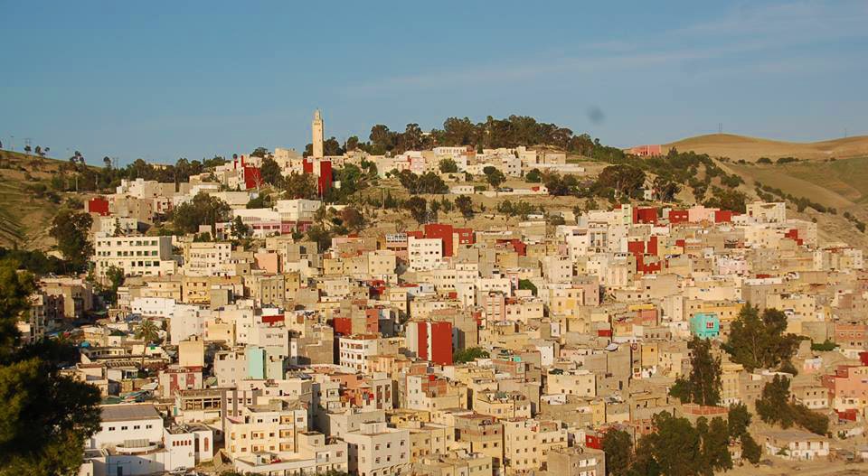 Vue aérienne de Moulay Yaacoub
