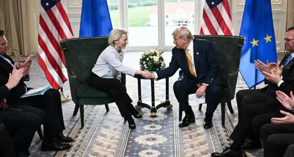 Les Européens se résignent à des droits de douane américains de 15%