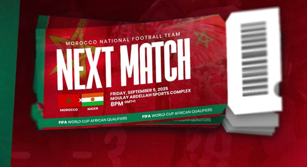 Les modalités de retrait des tickets pour le match Maroc-Niger