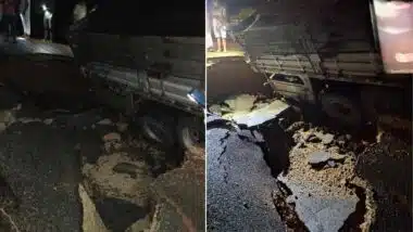 Fortes pluies : effondrement d’un pont sur l’axe Errachidia-Goulmima