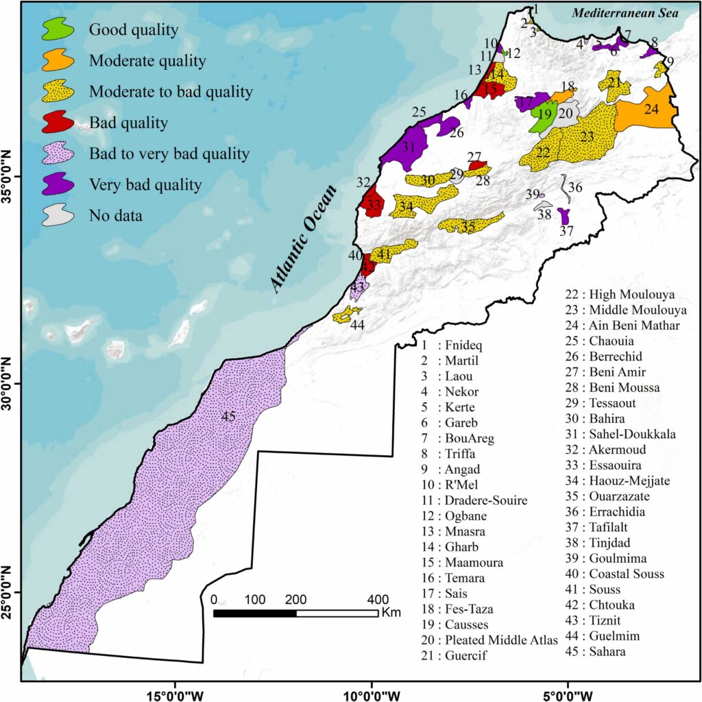 Eaux souterraines, rivières, barrages : une étude révèle l’ampleur de la pollution hydrique au Maroc