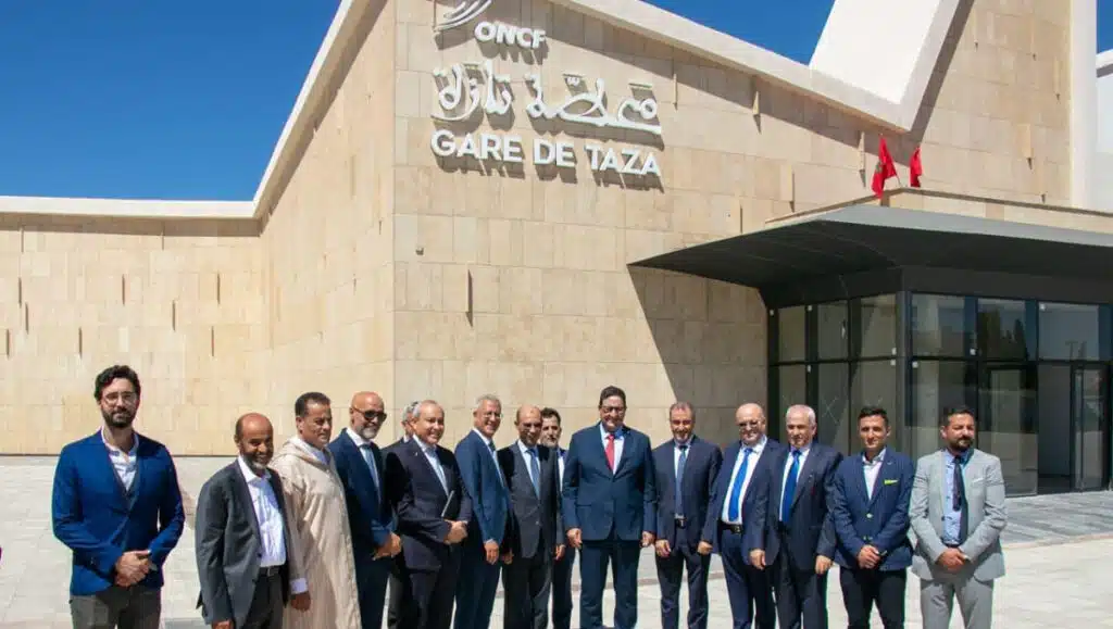 Inauguration de la nouvelle gare ferroviaire de Taza