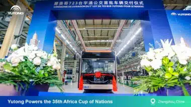 Le chinois Yutong livre 723 bus au Maroc pour la CAN 2025