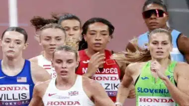 Assia Raziki qualifiée pour les demi-finales du 800 m à Tokyo