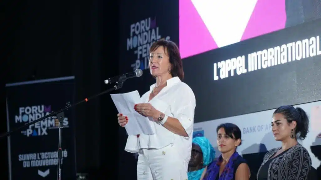 Soumaya Naamane Guessous au Forum Mondial des Femmes pour la Paix