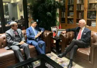 Nasser Bourita tient une séance de travail à New York avec Staffan De Mistura