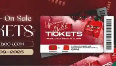 Match Maroc-Bahreïn : plus de 42.000 tickets écoulés