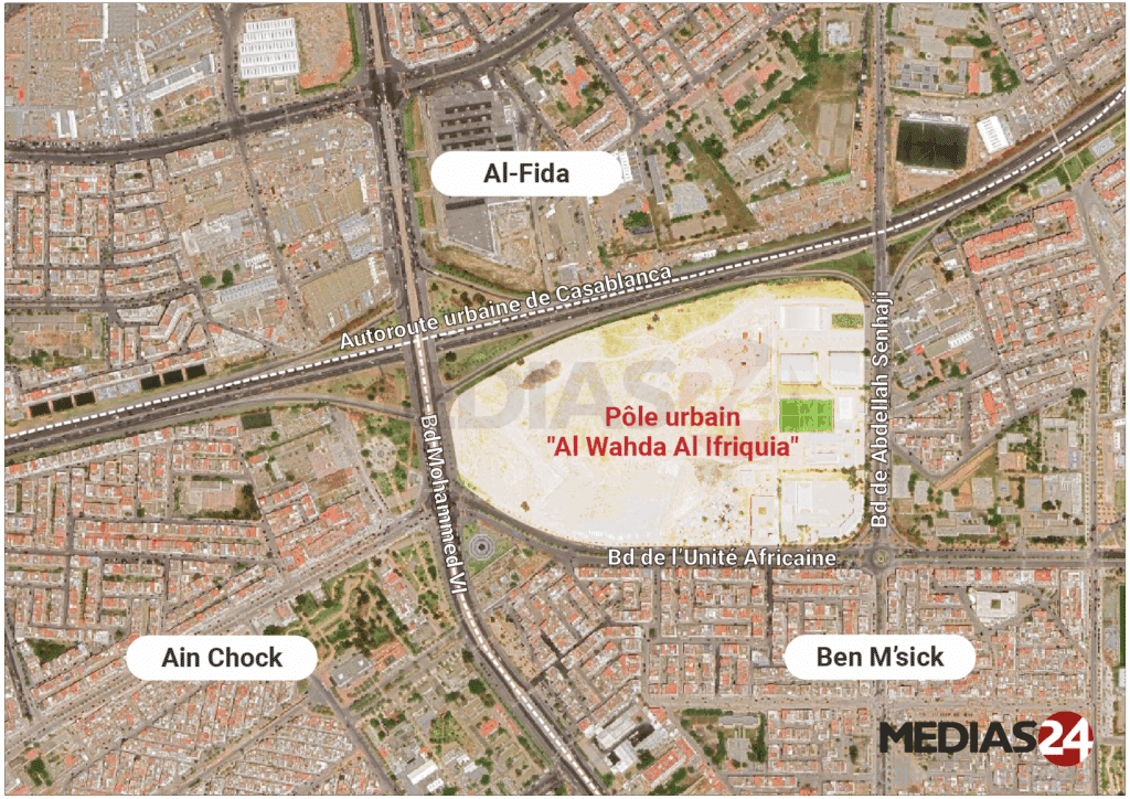 Ben M’Sick : voici à quoi ressemblera le pôle urbain &ldquo;Al Wahda Al Ifriquia&rdquo;, créateur de plus de 20.000 emplois