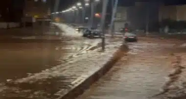 En images, importantes crues à Nador après de fortes pluies