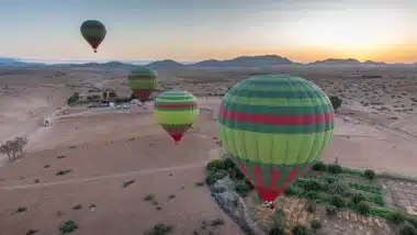 La SMIT lance une étude pour développer l’activité des montgolfières à Jbilet, près de Marrakech