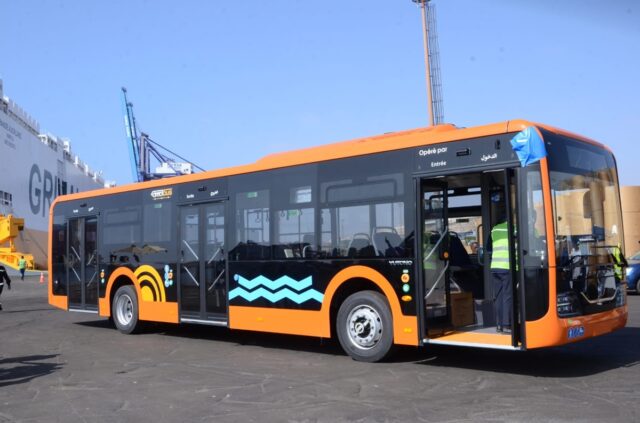 Livraison de 70 nouveaux autobus au port d’Agadir dans le cadre du programme national de modernisation du transport urbain