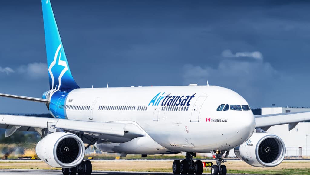 Avion de la compagnie Air Transat