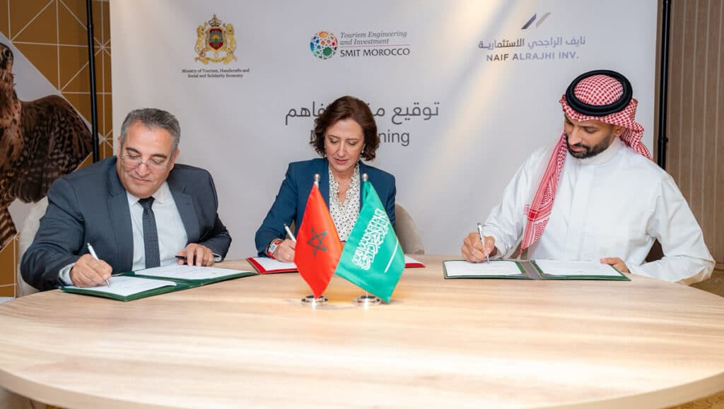 Signature de l’accord SMIT–Naif Al-Rajhi pour la Mediterranean City de Tanger (investissement 250 MDH)