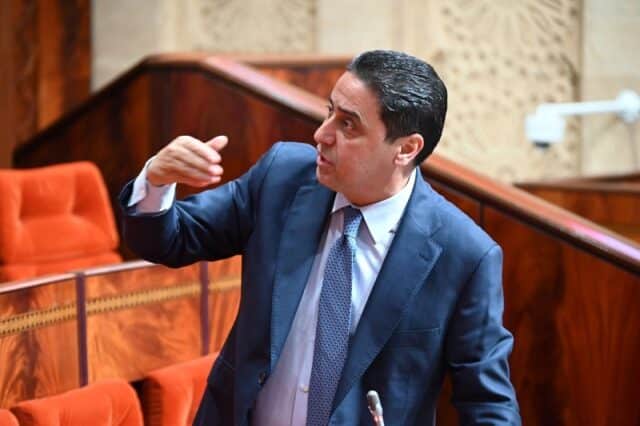 Omar Hjira intervenant sur le potentiel des exportations marocaines vers l’Afrique à l'approche du forum de la ZLECAf à Marrakech.