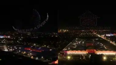 La DGSN signe un show de drones spectaculaire pour la 93ᵉ AG d’Interpol à Marrakech