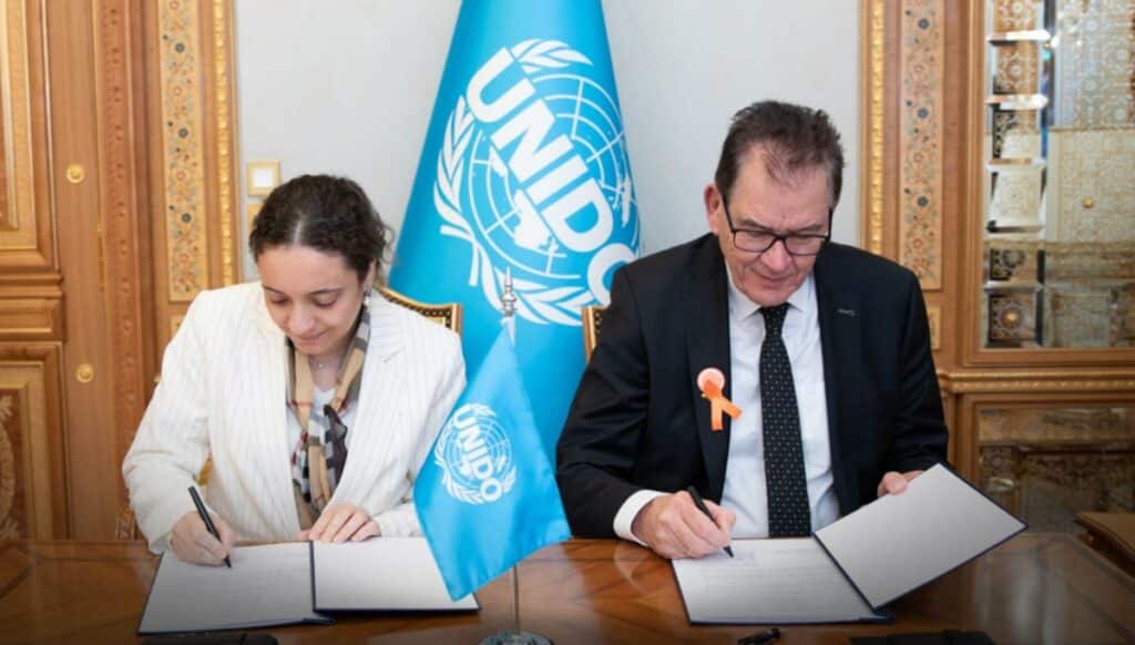 Signature du partenariat entre OCP et l’ONUDI pour soutenir la transformation agricole, l’industrie bas carbone et l’innovation en Afrique