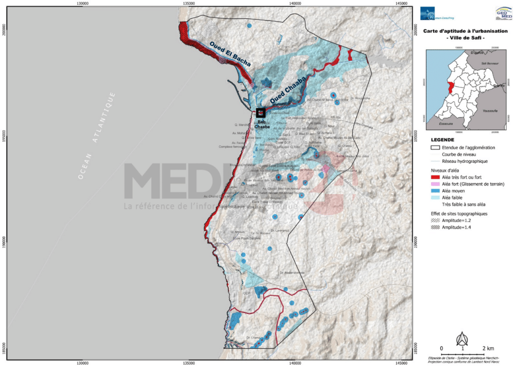 Inondations de Safi : voici ce que révèle la carte d’aptitude à l’urbanisation