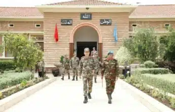 L'Inspecteur général des FAR s'entretient avec le commandant de la Minurso