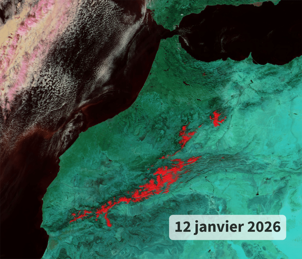 Le mois de janvier 2026 renoue avec la neige et le froid au Maroc