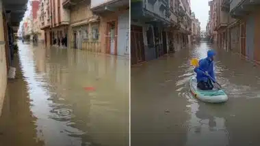 Intempéries dans le nord : crues, inondations et fermeture temporaire de l’aéroport de Tétouan