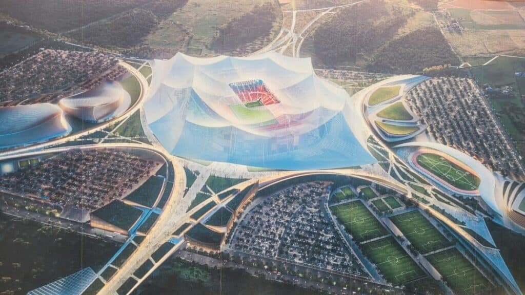 Grand Stade Hassan II de Benslimane : lancement du chantier de la couverture et de la façade