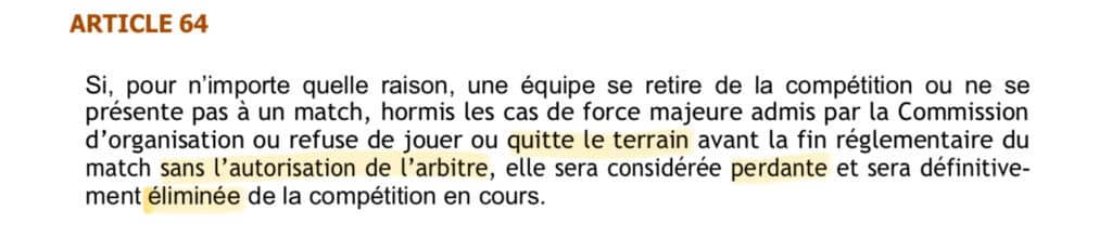 Finale CAN 2025 : lecture juridique d’une décision disciplinaire contestable
