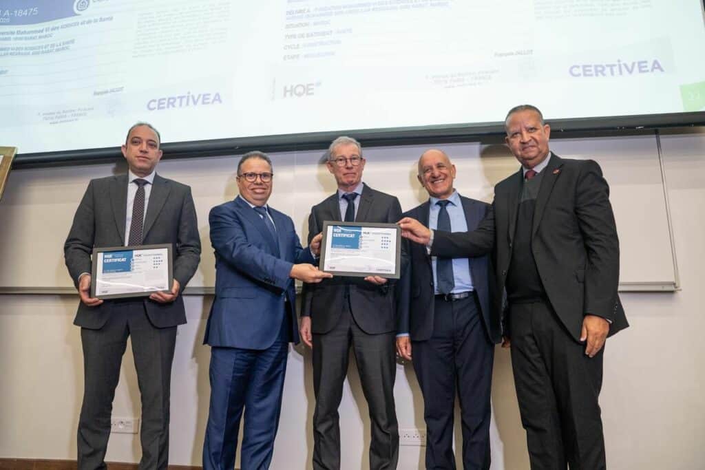 Première en Afrique : Le Complexe Hospitalo-Universitaire International Mohammed VI de Rabat certifié HQE “Exceptionnel”