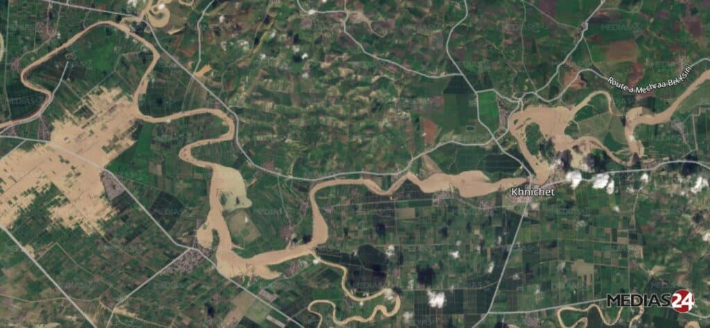 Images satellites. Les crues stagnent à Ksar El Kébir, à la veille d'une semaine à très haut risque Images satellites. Les crues stagnent à Ksar El Kébir, à la veille d'une semaine à très haut risque