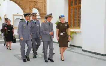 L’inspecteur général des FAR reçoit la conseillère militaire par intérim de l’ONU