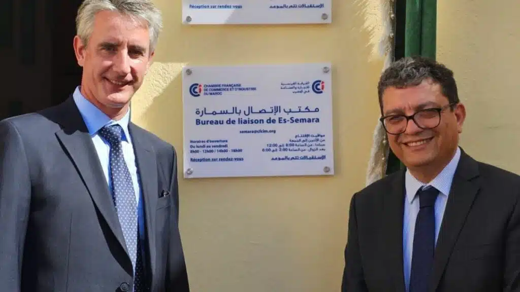 Ouverture à Es-Smara d'un bureau de liaison de la Chambre française de commerce et d'industrie du Maroc
